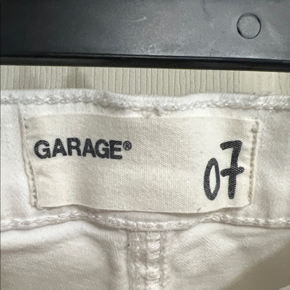 Women's White Garage Jeans - Picture 2 of 4